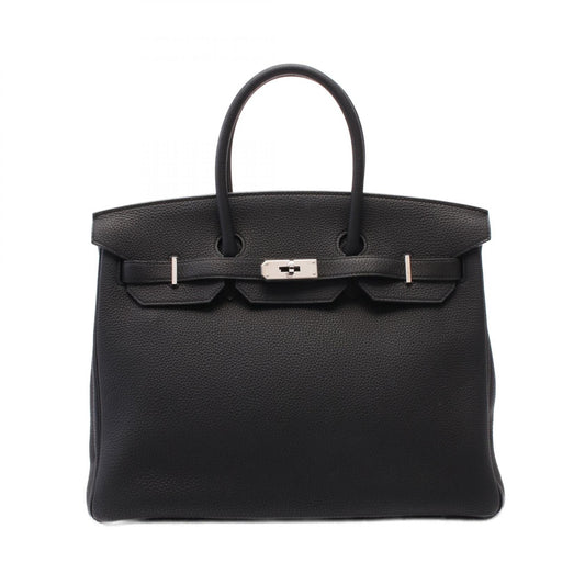 Hermes Birkin 35 Togo Handbag Black