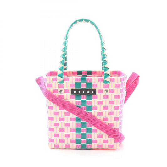Marni Woven Leather Polypropylene Handbag
