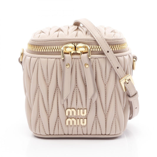 Miu Miu Matelasse Leather Micro Shoulder Bag