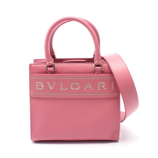 Bvlgari Leather Small Tote Bag