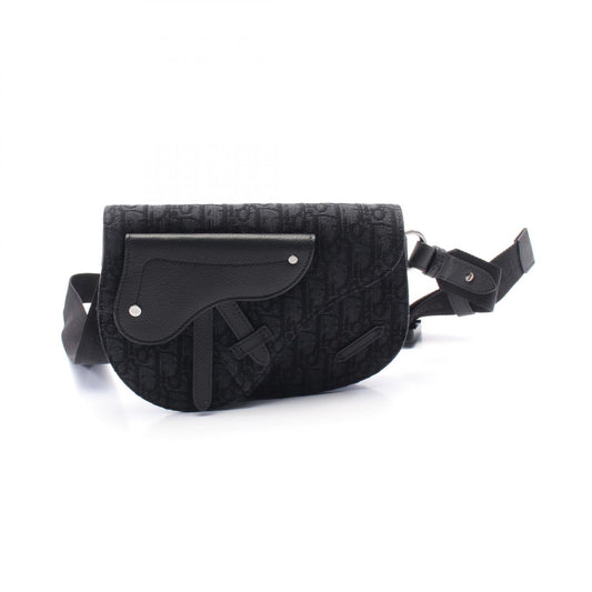 Dior Saddle Oblique Waist Bag Canvas Leather