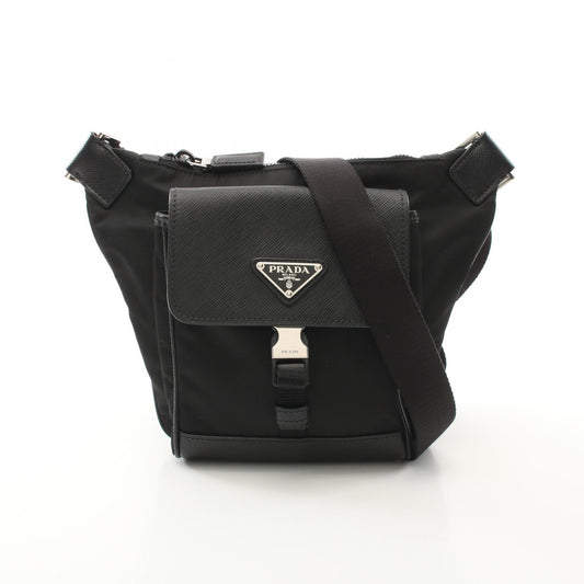 Prada Re-Nylon Leather Shoulder Bag 2VH160