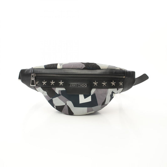 Jimmy Choo Nylon Leather Waist Bag