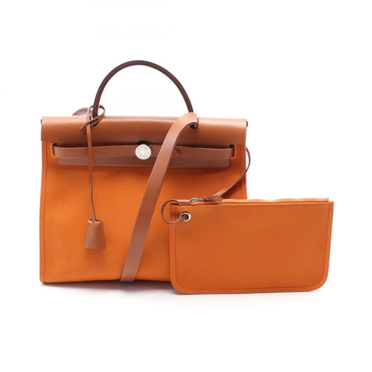 Hermes Aile Bag Zip PM Leather Handbag