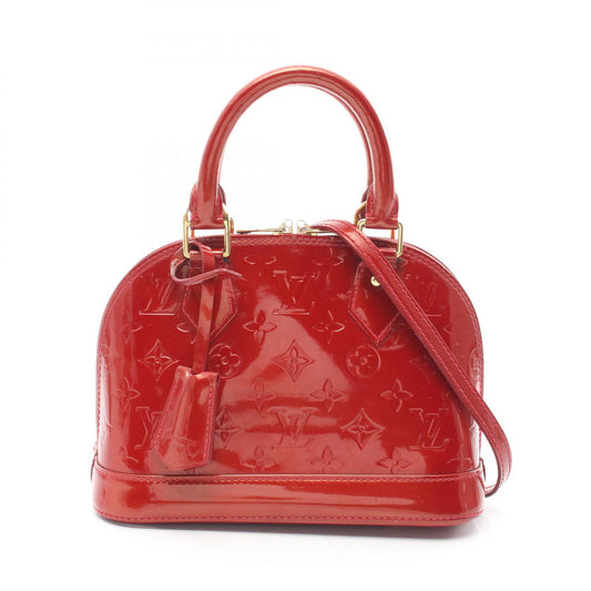 Louis Vuitton Alma BB Monogram Vernis Handbag