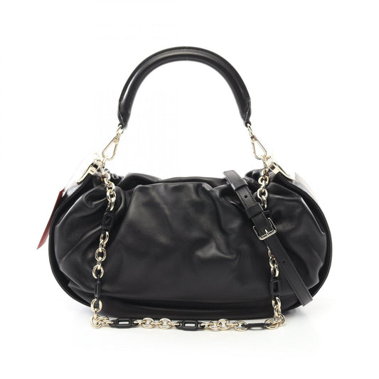 Roger Vivier Leather Hobo Medium Shoulder Bag