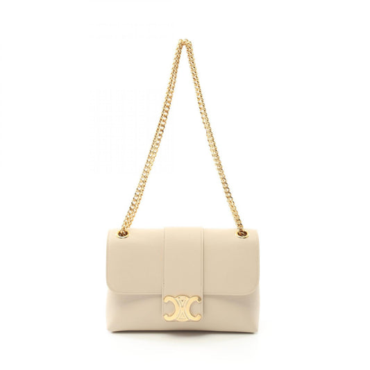 Celine Leather Victoire Medium Shoulder Bag