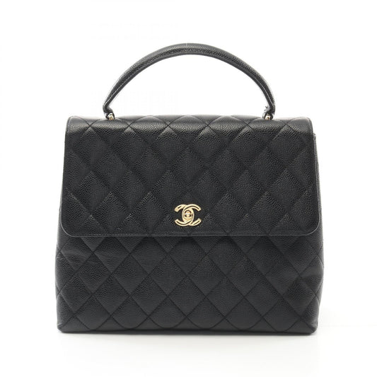 Chanel Matelasse Leather Handbag Black