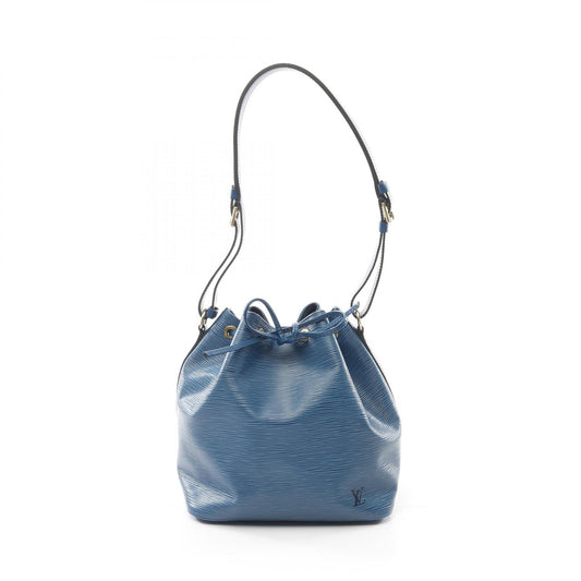 Louis Vuitton Petit Noe Epi Blue Shoulder Bag