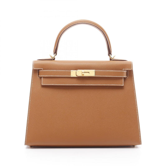 Hermes Kelly 28 Handbag Brown