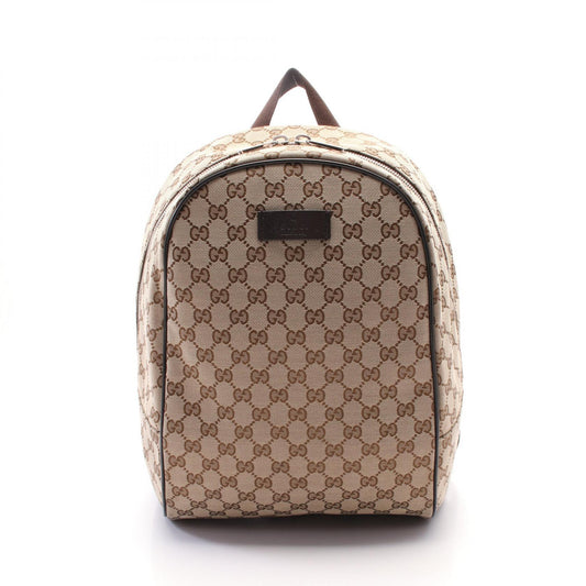 Gucci GG Canvas Leather Backpack 449906
