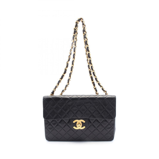 Chanel Lambskin Shoulder Bag Black A01094