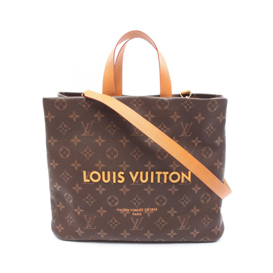 Louis Vuitton Leather Shopper Tote Bag M13928