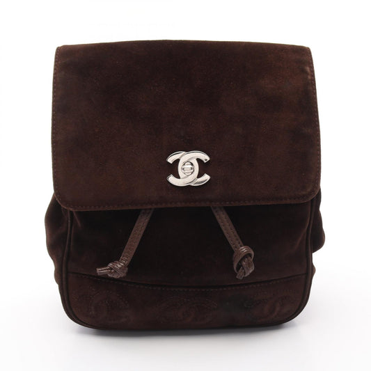 Chanel Suede Coco Mark Backpack