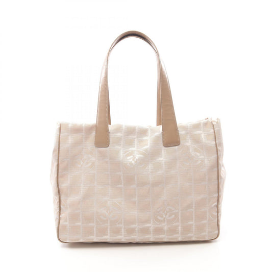 Chanel Nylon Canvas Leather Tote Bag