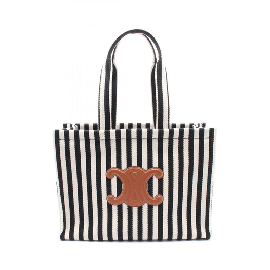 Celine Large Cabas Tote Canvas Leather