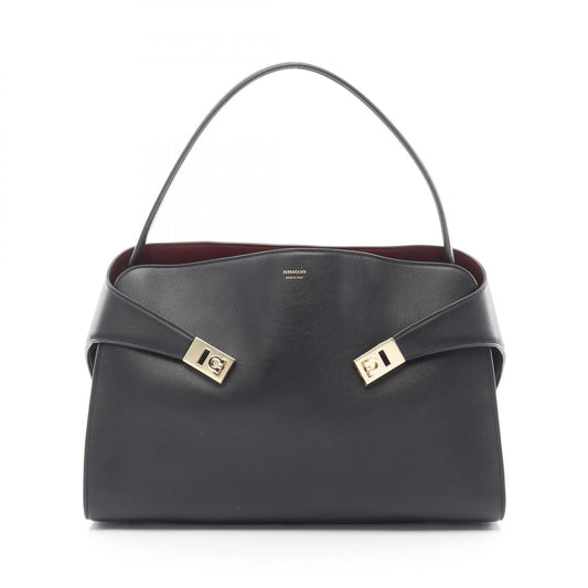 Salvatore Ferragamo Leather Gancini Shoulder Bag