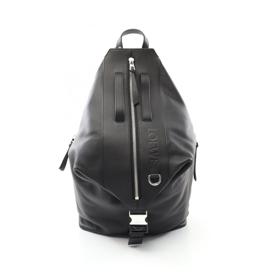 Loewe Leather Convertible Backpack Black
