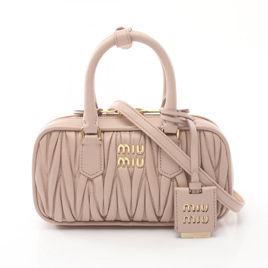 Miu Miu Matelasse Leather Handbag 5BP088AN88F0236