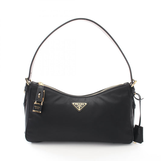 Prada Nylon Leather Shoulder Bag 1BC2322C8QF0002