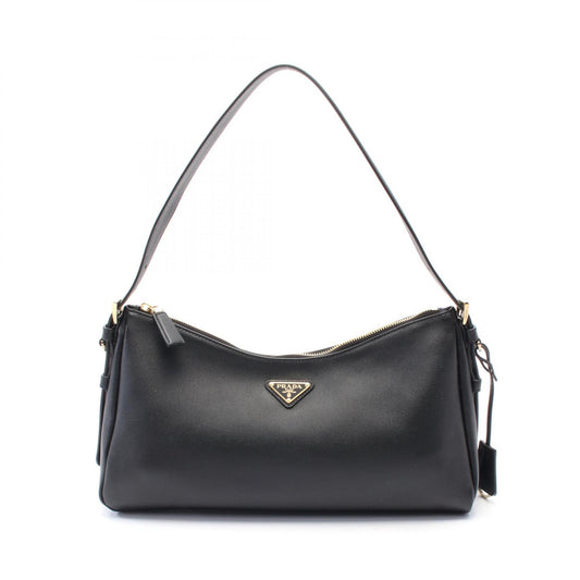 Prada Leather Shoulder Bag Black 1BC2312CYSF0002