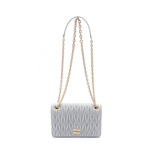Miu Miu Matelassé Leather Mini Shoulder Bag