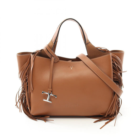 Tod's Leather Handbag Brown XBWAPAFL1F0XEAS410