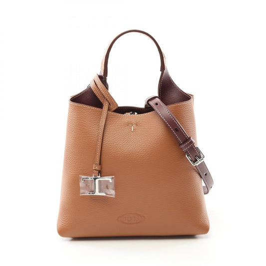 Tod's Leather Handbag Brown