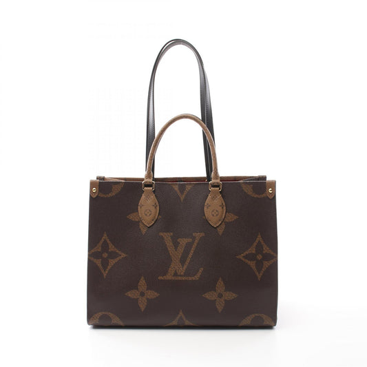 Louis Vuitton OnTheGo MM Tote Bag PVC Canvas Leather