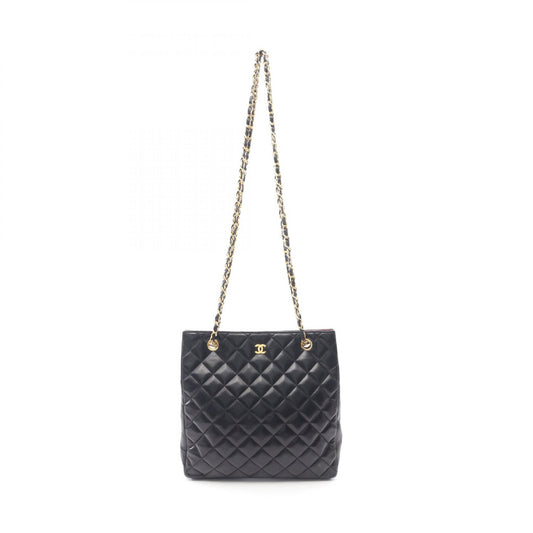Chanel Matelasse Lambskin Tote Bag Black