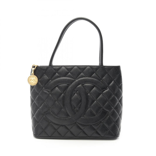 Chanel Caviar Skin Reissue Tote Bag Black