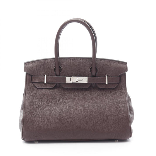 Hermes Birkin 30 Verso Rouge Handbag