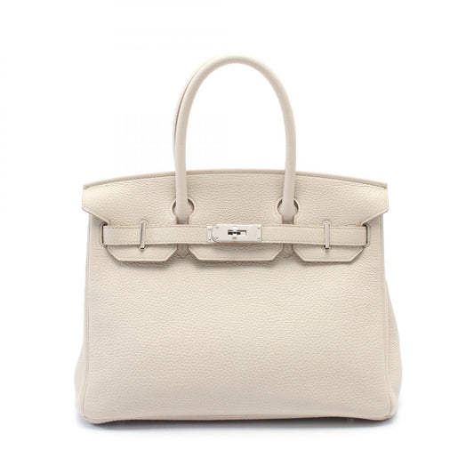 Hermes Birkin 30 Togo Handbag Ivory