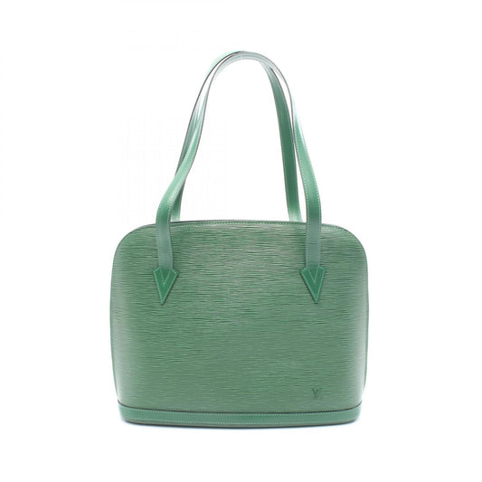 Louis Vuitton Epi Borneo Green Shoulder Bag M52284