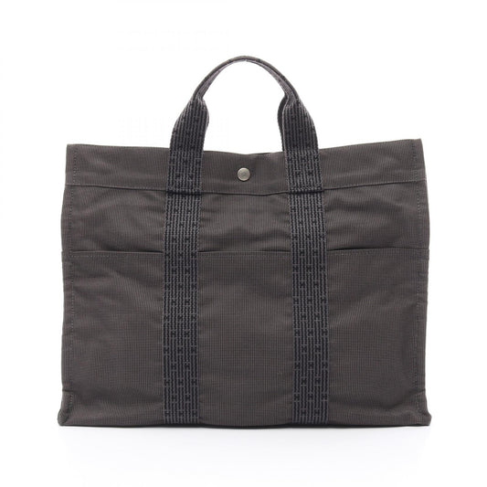 Hermes Herline MM Canvas Tote Bag