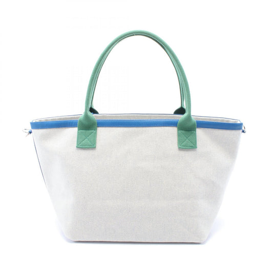 Hermes Petit Ash So Cabas Tote Bag Leather