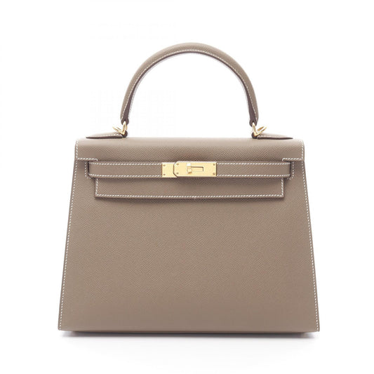 Hermes Kelly 28 Etoupe Handbag