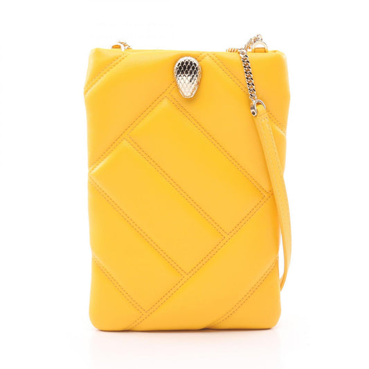 Bvlgari Serpenti Cabochon Leather Phone Case Crossbody