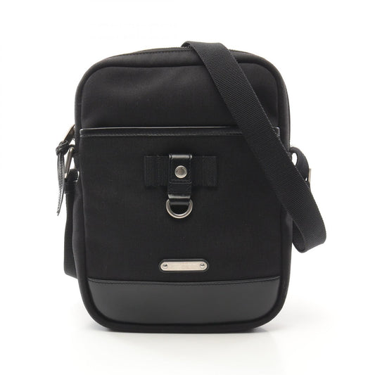 Saint Laurent Rivington Canvas Leather Shoulder Bag