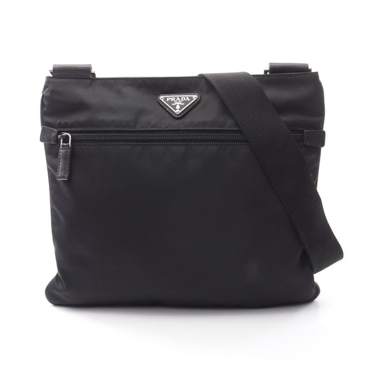 Prada Nylon Saffiano Leather Shoulder Bag