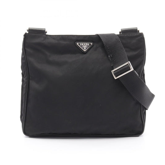 Prada Nylon Saffiano Leather Shoulder Bag