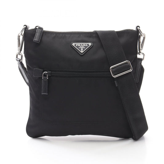 Prada Nylon Saffiano Leather Shoulder Bag 1BH716