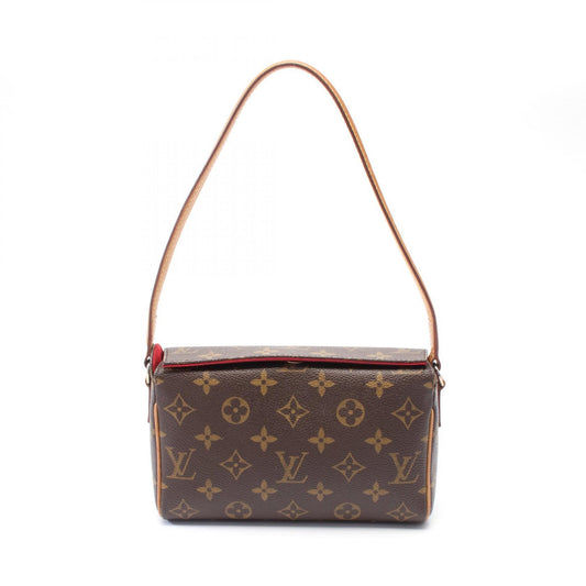 Louis Vuitton Monogram Recital Handbag Brown