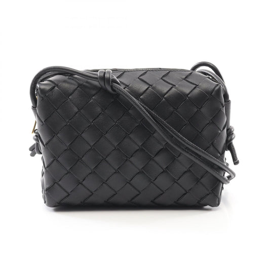 Bottega Veneta Leather Loop Intrecciato Shoulder Bag