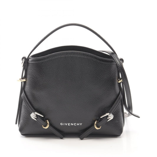 Givenchy Nano Voyou Leather Handbag Black