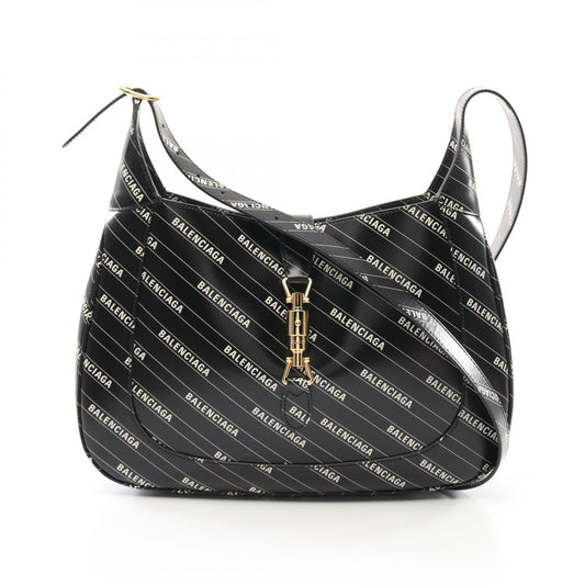 Balenciaga x Gucci Hacker Jackie 1961 Leather Shoulder Bag