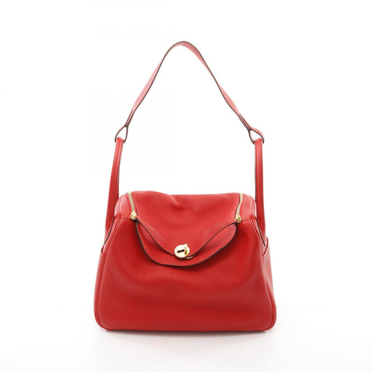 Hermes Lindy 30 Rouge Tomato Shoulder Bag