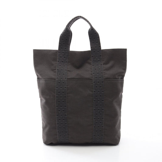 Hermes Canvas Nylon Cabas Tote Bag