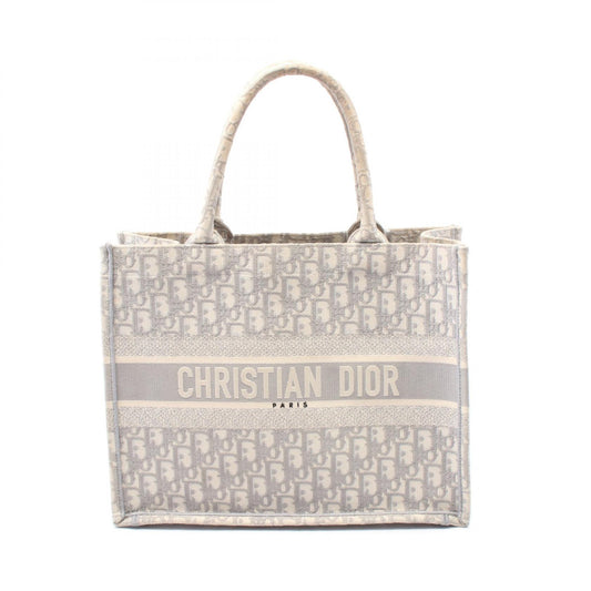 Christian Dior Canvas Book Tote Medium Bag