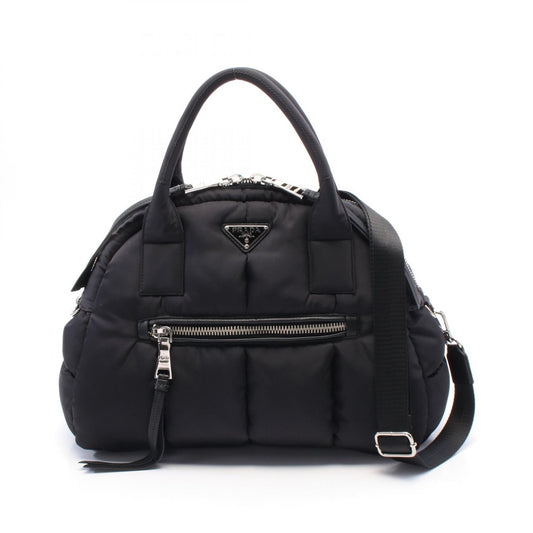 Prada Nylon Leather TESSUTO BOMBER Handbag BL0881